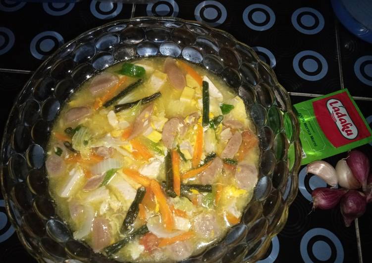 Resep Capcay kuah sayur bakso (tanpa cabai bisa buat bocil) Enak dan Antiribet
