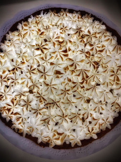 A picture of Lemon Pie or Lemon Meringue Tart.