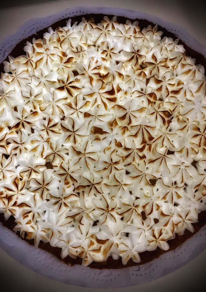 Una foto de Lemon pie o tarta de limón y merengue