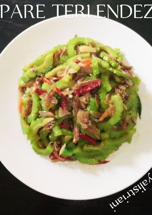 Foto resep 13. Pare teri endez
