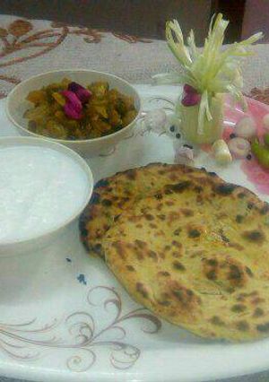 A picture of Tandoori missi roti.