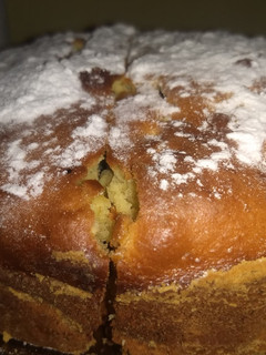Una foto de Torta invertida de manzana
