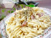 Gambar fusilli carbonara