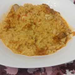 Una foto de Arroz marinero