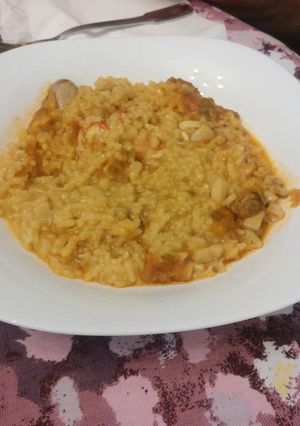 Una foto de Arroz marinero