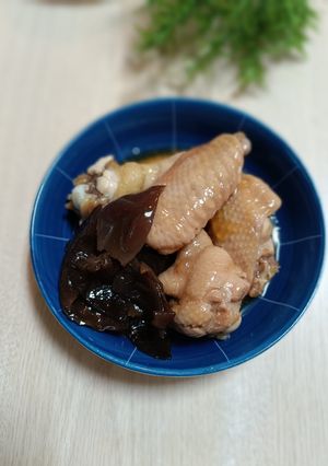 紹興酒黑木耳滷雞翼 的食譜成品照片