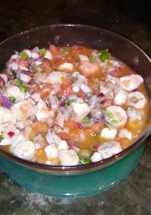 Una foto de Ensalada de pulpo