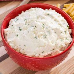 A picture of High protein lasagna filling.