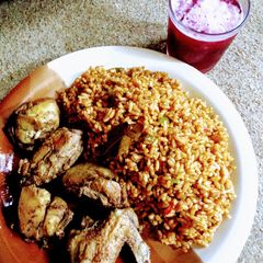 A picture of RedGreen Jollof Rice.