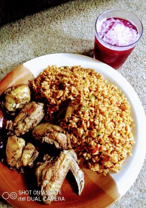 A picture of RedGreen Jollof Rice.