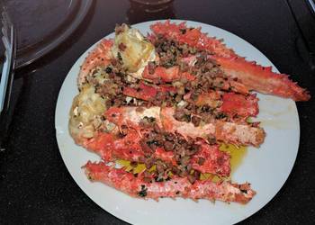 How to Make Delicious Garlic butter king crab