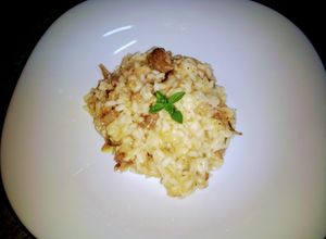 Foto de Risoto de Costela com Queijo de Ovelha e Alecrim