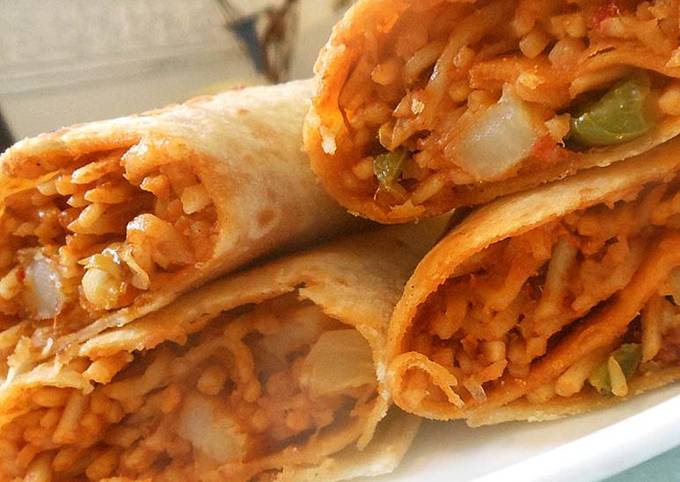 Veg Noodles Frankie Recipe