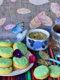 Galletitas de naranja con glasé de yerba mate🧉