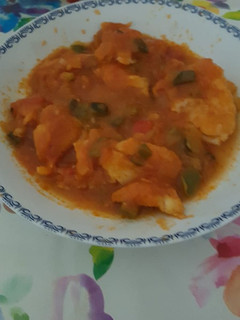 Una foto de Migas de bacalao