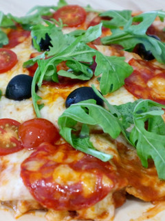 Una foto de Tortipizza sin horno y con masa crujiente