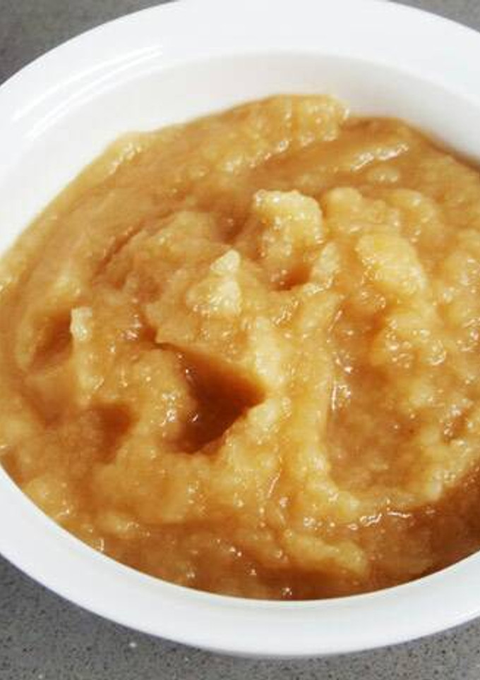 Una foto de Puré de manzana light