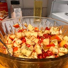 A picture of Apple salad.