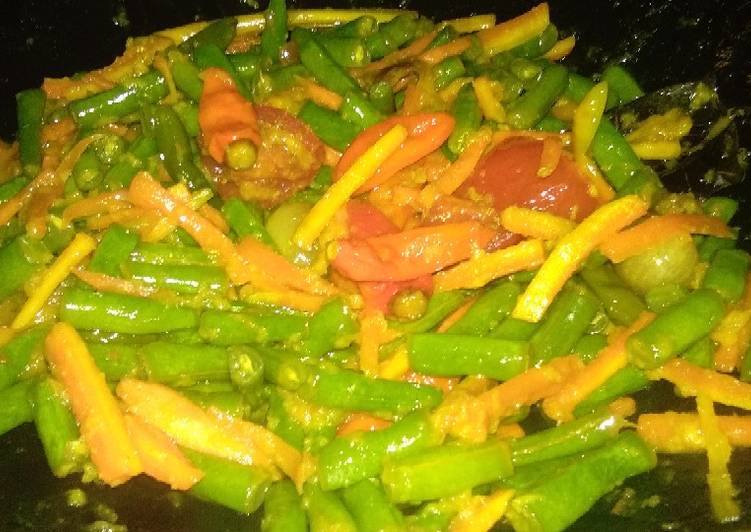 Bumbu mengolah Acar buncis wortel bumbu kuning Anti Gagal