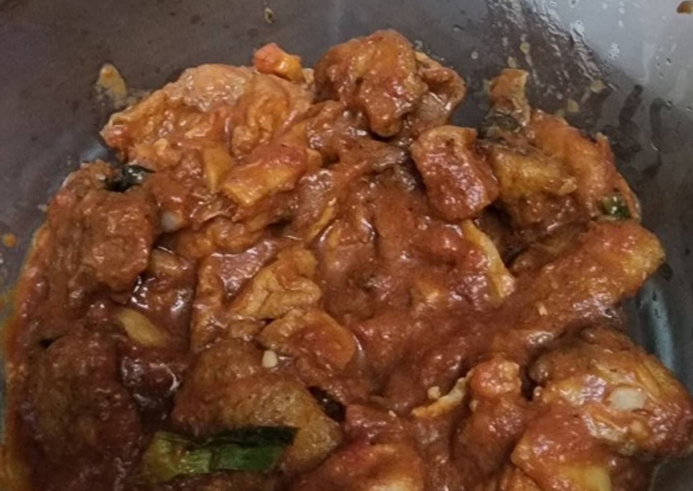 Tofu in sweet and sour sauce