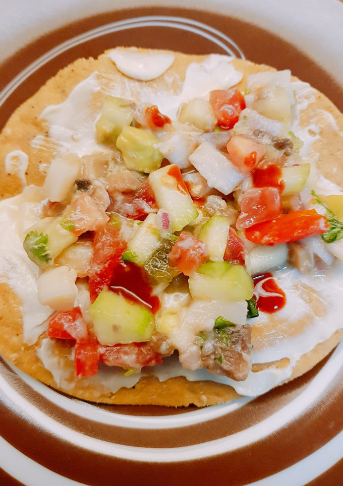Una foto de Ceviche de Palmito y Champiñones