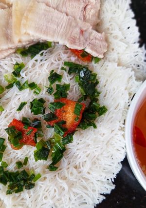Hình của món Bánh hỏi thịt heo.