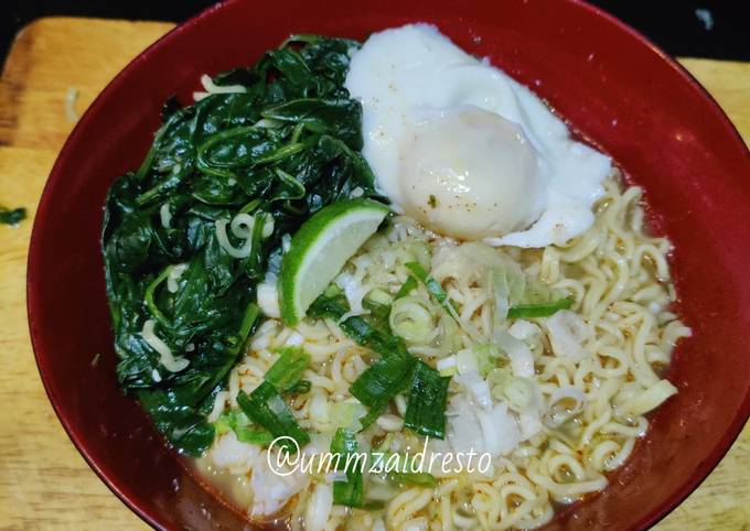 Resep Mie Rebus Bayam Oleh Umm Zaid Resto Cookpad