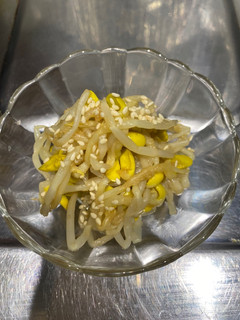 韓式前菜:涼拌芽菜 的食譜成品照片