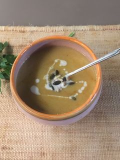 Une photo de Velouté 3 C (carotte/chou-fleur /cumin)