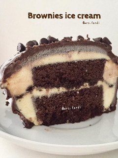 Foto resep Brownies ice cream
