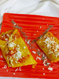 A picture of Stuffed Moong dal Chilla.