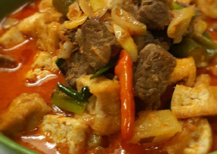 Rahasia Bikin Tahu Daging Kentang Masak Santan Cepat yang Enak Banget
