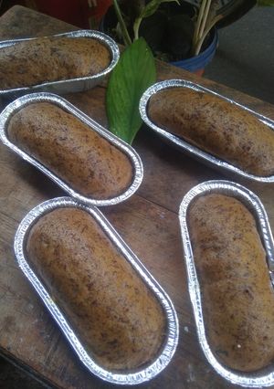 Foto resep Bolu Pisang Raja Kukus (1 butir telur, no mixer)