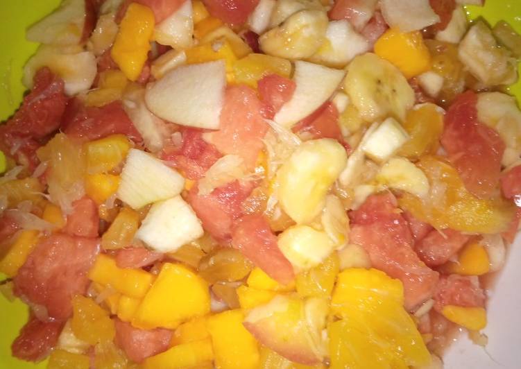 Recipe of Quick Fruit salad | So Delicious Food Recipe From My Kitchen