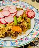 Beef Teriyaki Fried Rice - Sambal