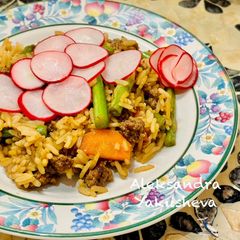 A picture of Beef Teriyaki Fried Rice - Sambal.