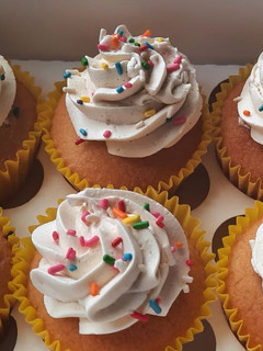 Una foto de Swiss meringue buttercream (crema de manteca suiza)