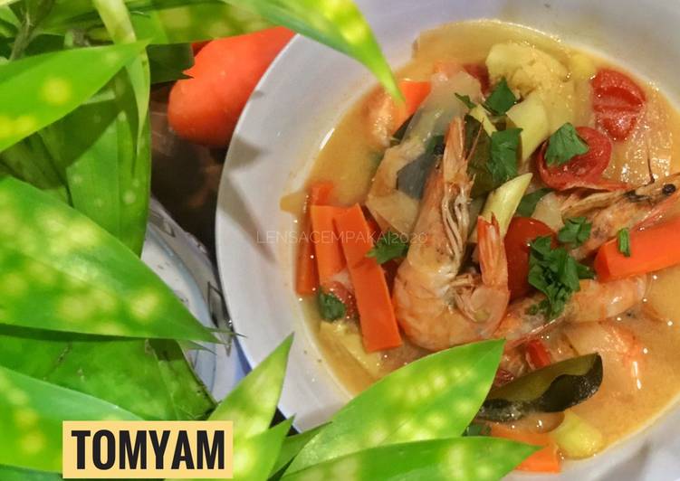 Langkah Langkah Memasak Tomyam Khung yang Sederhan