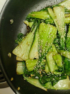 A picture of Grilled bok choy.