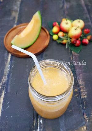 Hình của món Sinh Tố Dưa Lưới.
