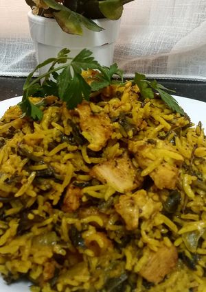 صورة لوصفة رز الجربي التونسي