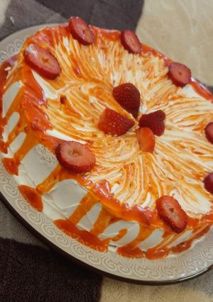 A picture of Three Milk Cake.