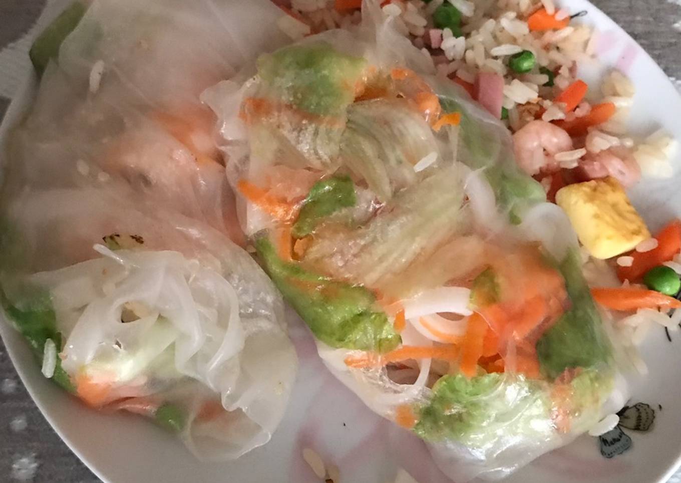 Rollitos Vietnamitas saludables