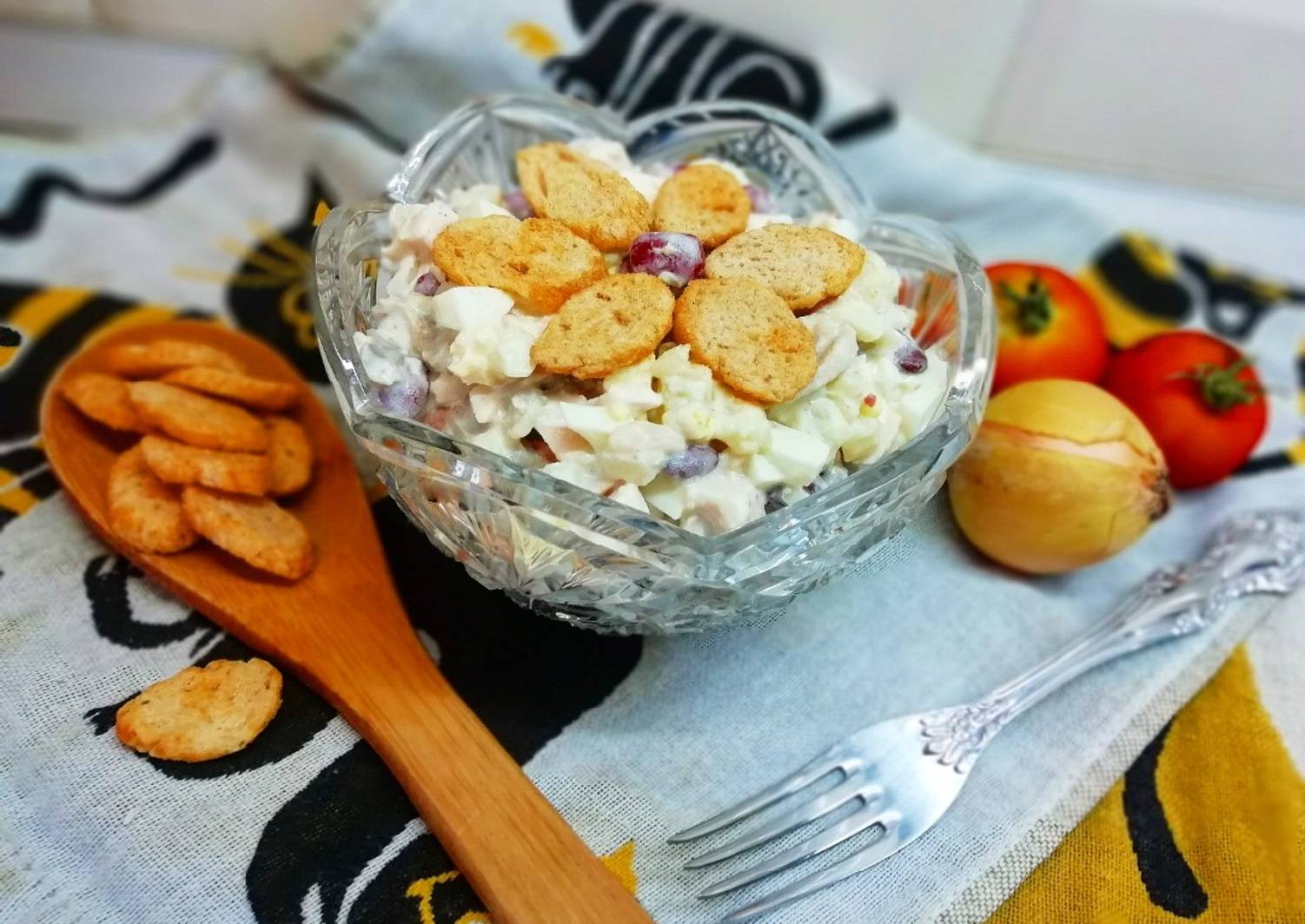 Салат с курицей фасолью кукурузой и грибами рецепт