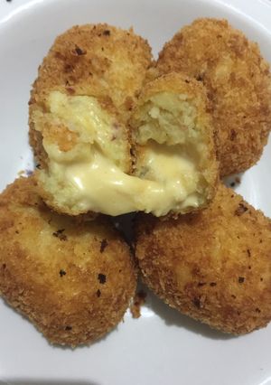 Foto resep Cheesy kroket kentang kornet