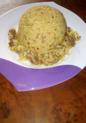 A picture of New egg rice.