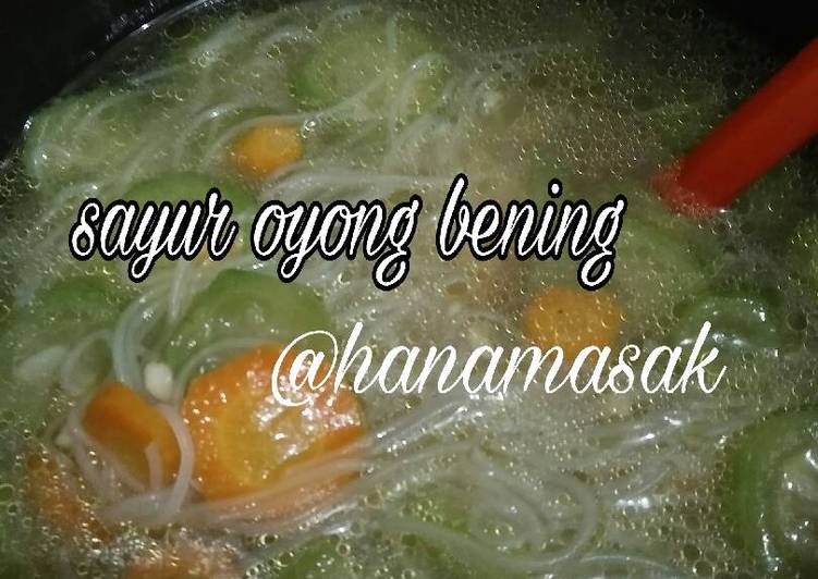 Resep Sayur Oyong bening oleh Hana Pertiwi TP - Cookpad