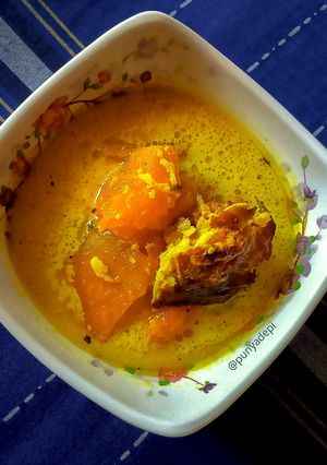 Foto resep Labu Santan Ikan Asap