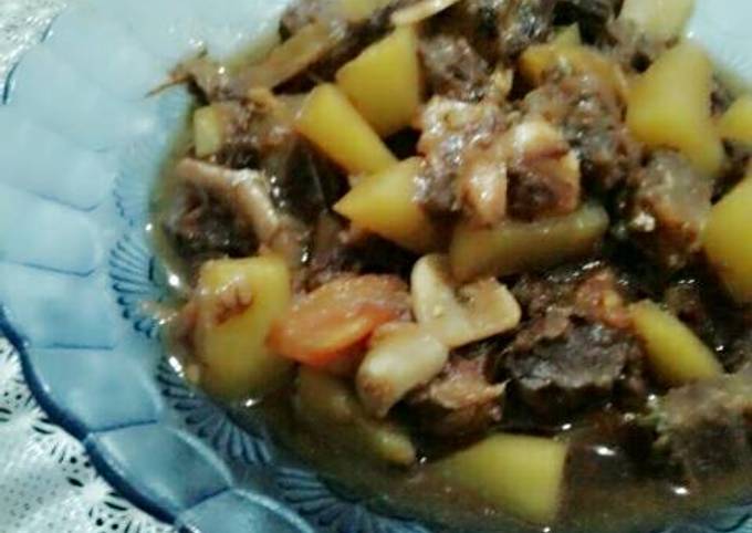 Daging Sapi Kentang Saus Teriyaki