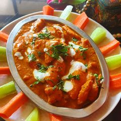 A picture of Baby corn masala curry.